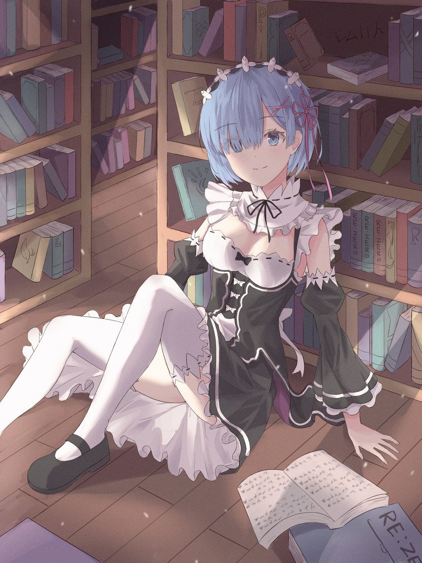 rem (re:zero kara hajimeru isekai seikatsu) drawn by bekso