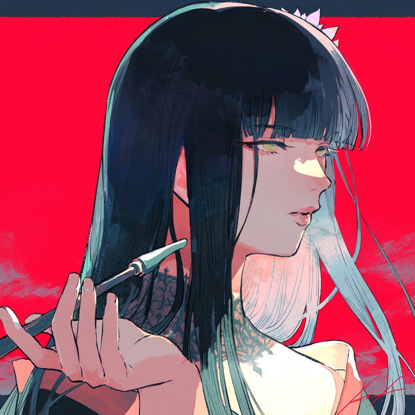 yotsuyu goe brutus (final fantasy and 1 more) drawn by senoura_korafu