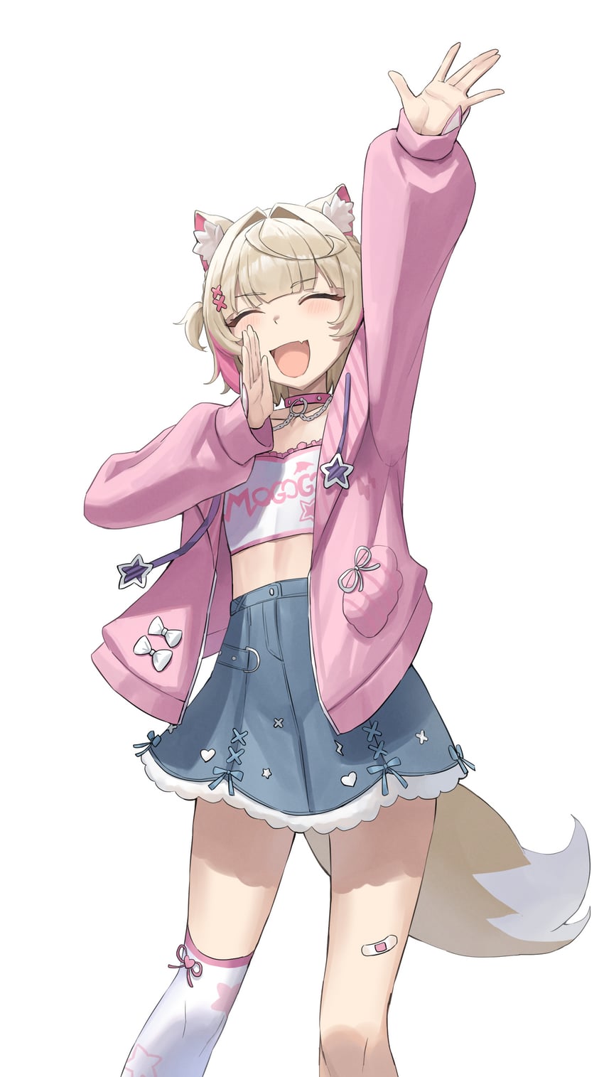 mococo abyssgard (hololive and 1 more) drawn by vakuuberi