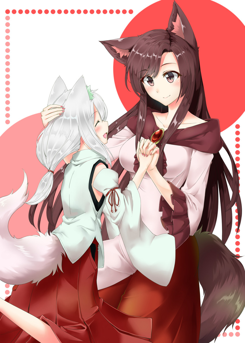 inubashiri momiji and imaizumi kagerou (touhou) drawn by aino-san_(miximixi39)