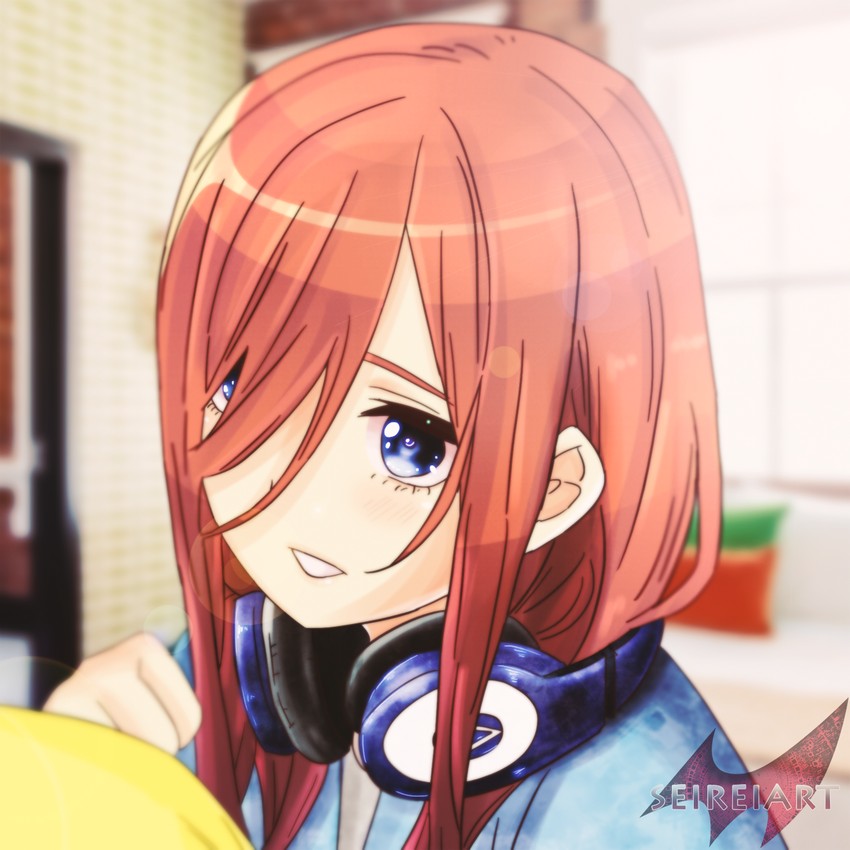 nakano miku (go-toubun no hanayome) drawn by seireiart