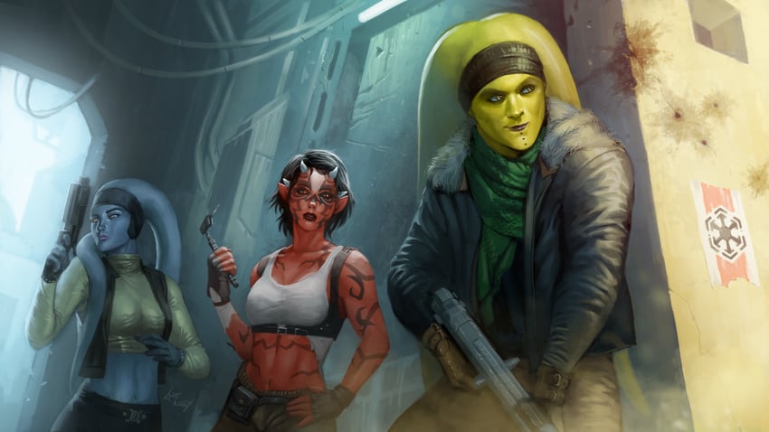 star wars drawn by hifarry