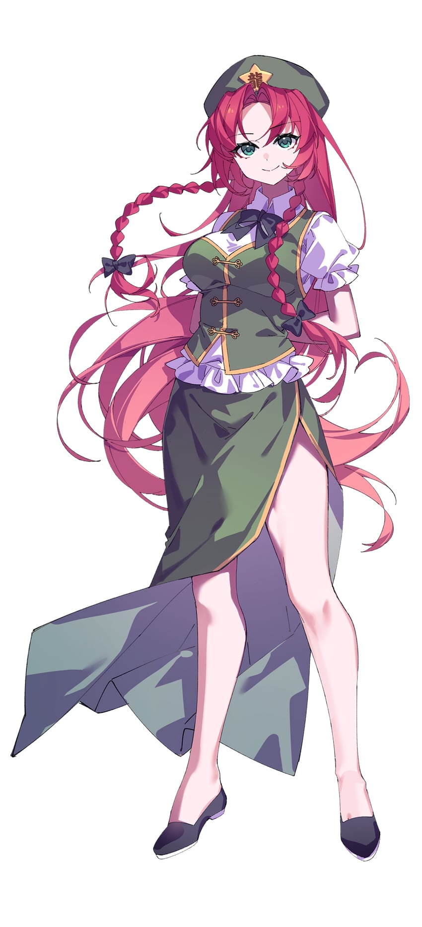 hong meiling (touhou) drawn by ssm_(ssm82048039)