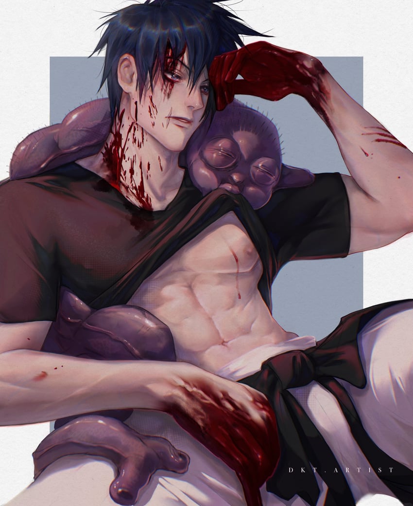 fushiguro touji and inventory curse (jujutsu kaisen) drawn by artistdkt