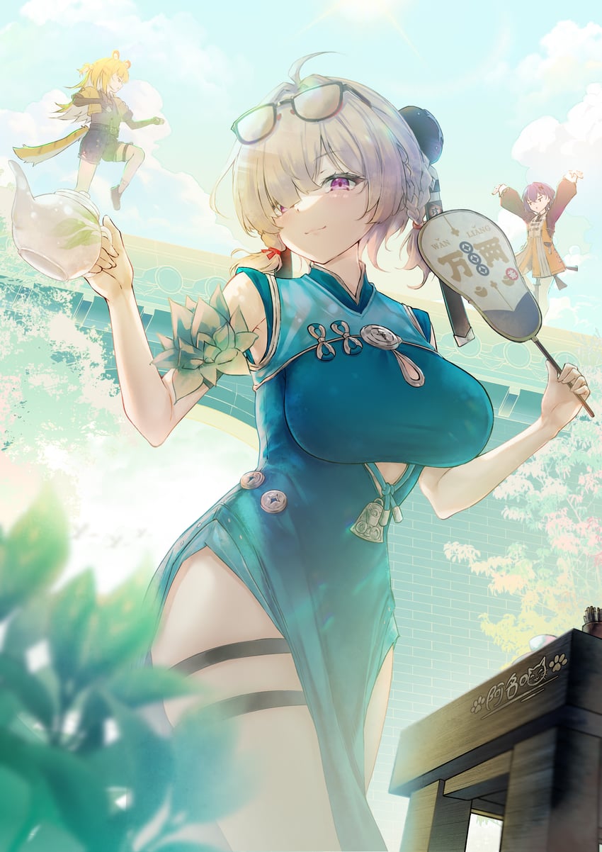 ju fufu, sweety, and belle (zenless zone zero) drawn by kirituka_yuuka
