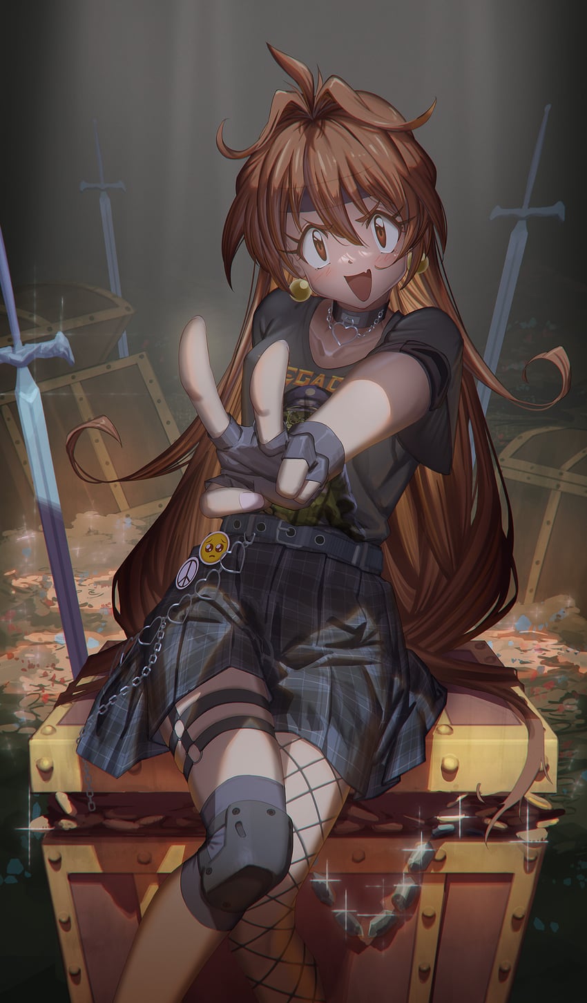 lina inverse (slayers and 1 more) drawn by hironii_(hironi3)