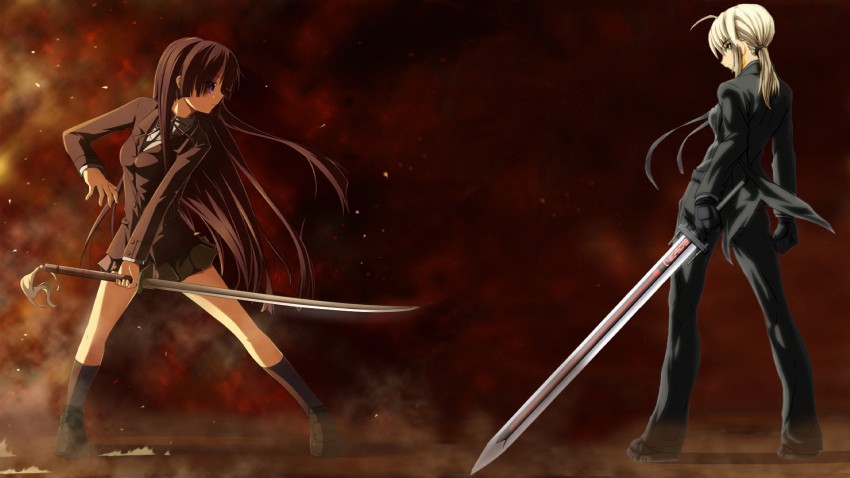 artoria pendragon, saber, akiyama mio, and isayama yomi (fate and 5 more)
