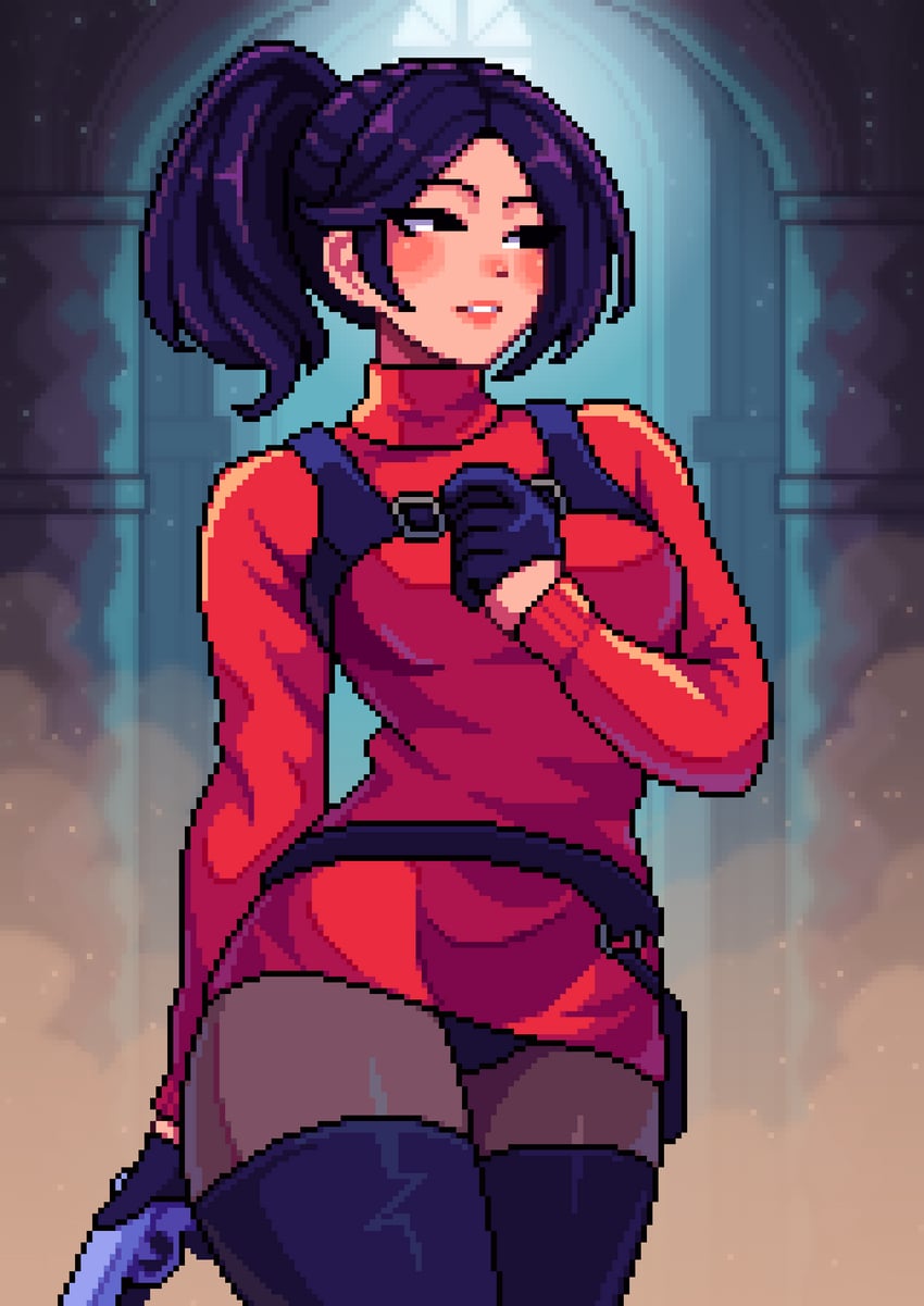 ada wong and yumykon (resident evil and 1 more) drawn by yumykon
