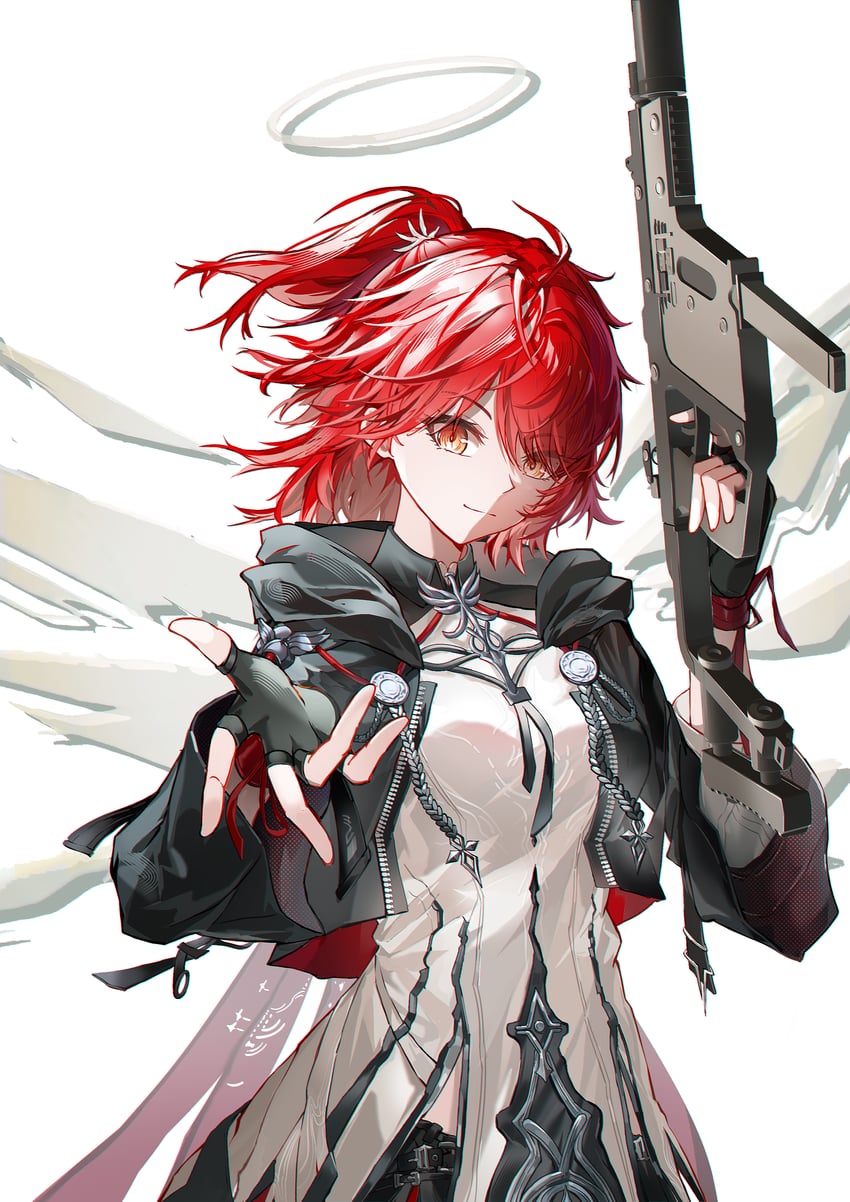 exusiai and exusiai the new covenant (arknights) drawn by tongyu