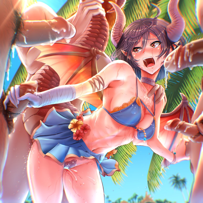 grea (granblue fantasy and 2 more) drawn by kilesha