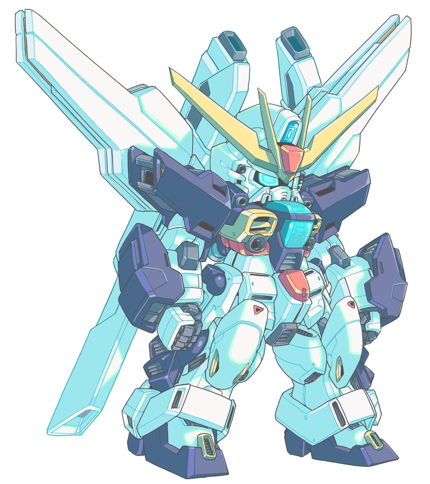 gundam double x (gundam and 2 more) drawn by haiteku_reibou