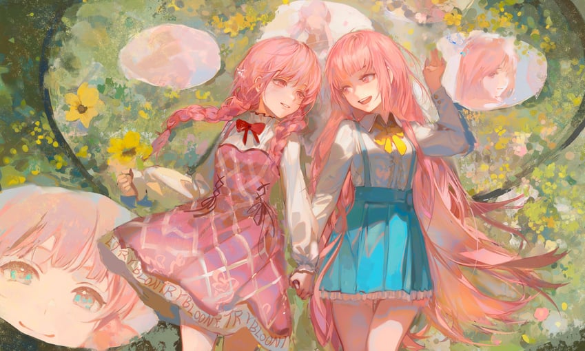 nikki and bloom poetry (nikki and 2 more) drawn by tanxianjia_xiaomao