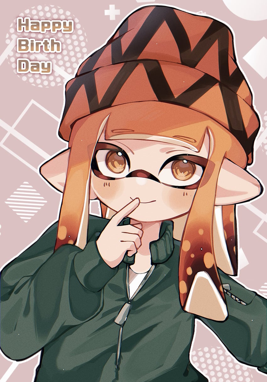 inkling player character and inkling girl (splatoon) drawn by yn_uo0