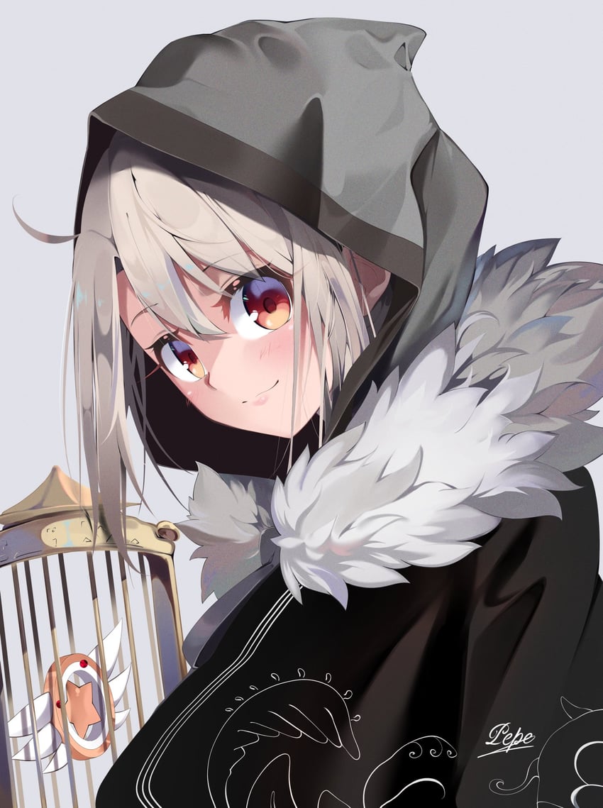 illyasviel von einzbern, magical ruby, and gray (fate and 2 more) drawn by pei_iriya