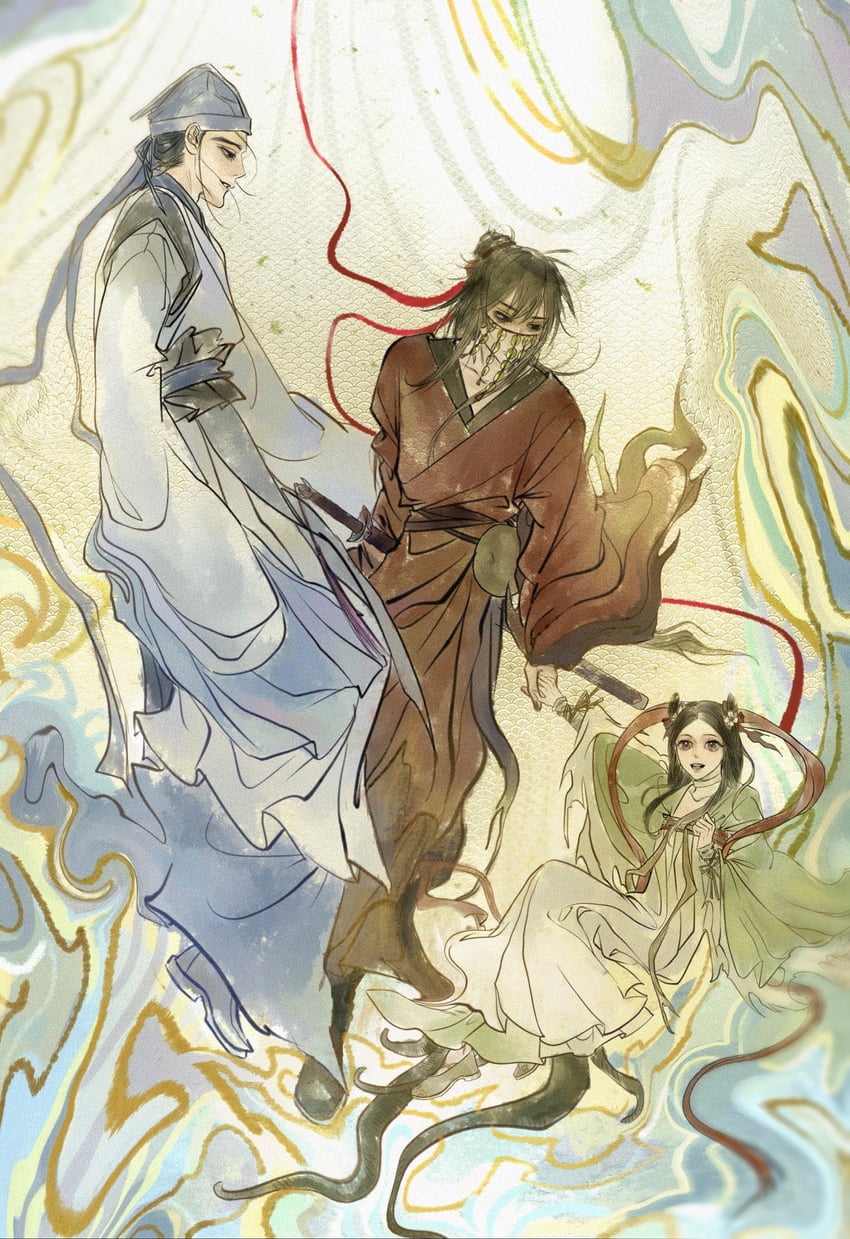 li huowang, zhuge yuan, and li sui (dao gui yi xian) drawn by chumo-qulingxiao