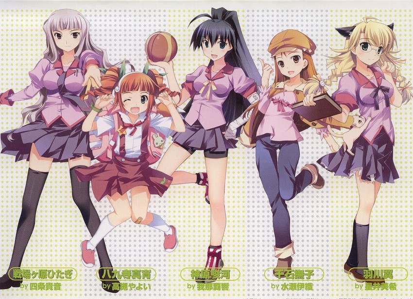 hoshii miki, shijou takane, minase iori, ganaha hibiki, takatsuki yayoi, and 5 more (idolmaster and 3 more) drawn by fujima_takuya