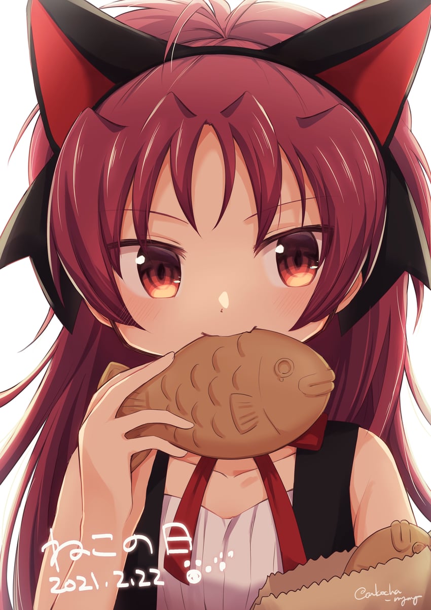 sakura kyoko (mahou shoujo madoka magica) drawn by itou_(ankocha-mgmg)