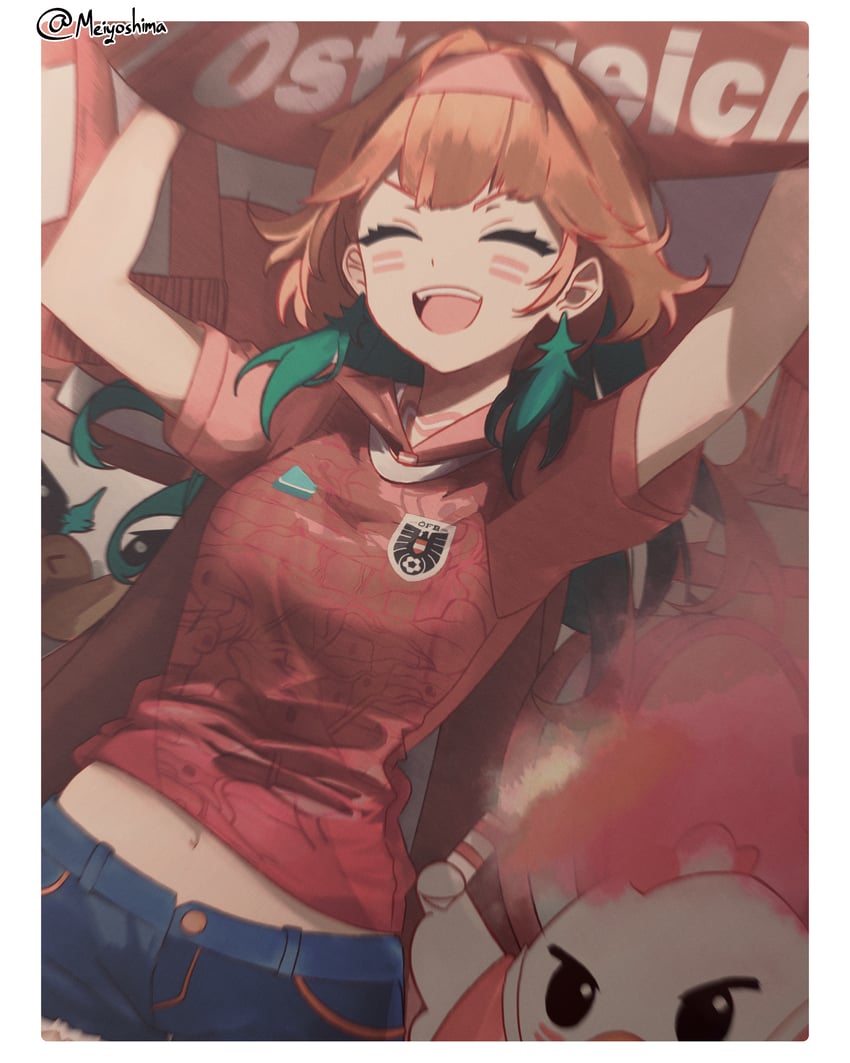 takanashi kiara and kfp employee (hololive and 3 more) drawn by meiyoshima