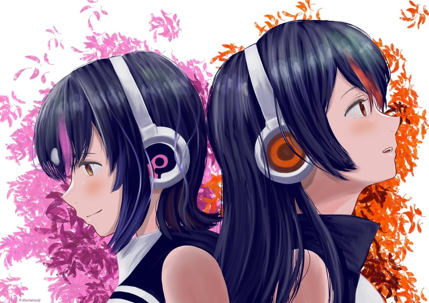 humboldt penguin and gentoo penguin (kemono friends and 1 more) drawn by aburaeoyaji
