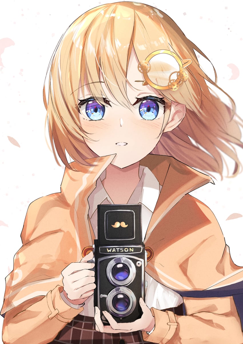 watson amelia (hololive and 1 more) drawn by shuuzo3