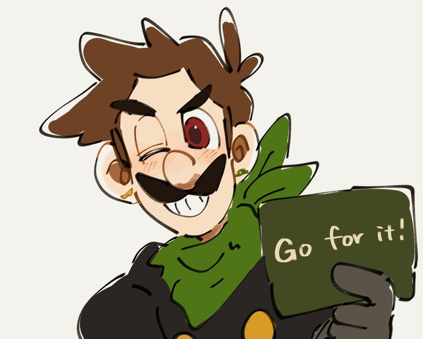 luigi and mr. l (mario and 2 more) drawn by mimimi_(mimimim9999)