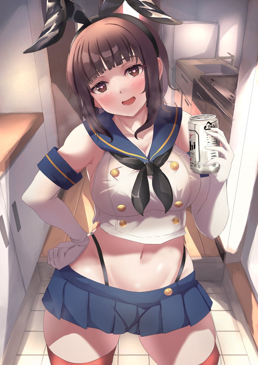 shimakaze (original and 1 more) drawn by butter_curry
