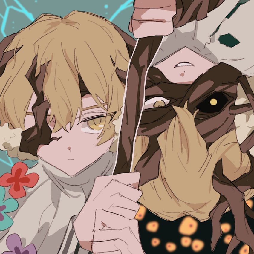 sinclair and faelantern (project moon and 1 more) drawn by meisenlcb