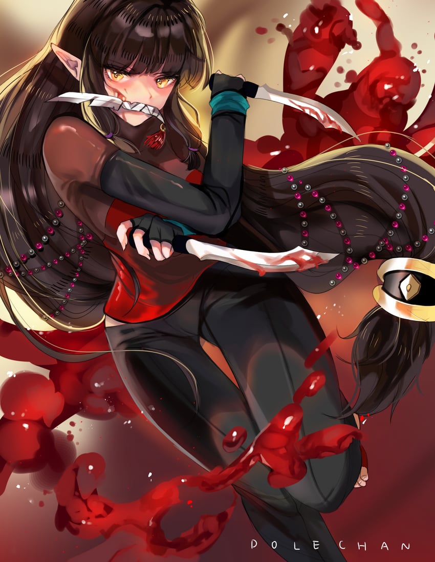thief and shadow dancer (dungeon and fighter) drawn by dolechan