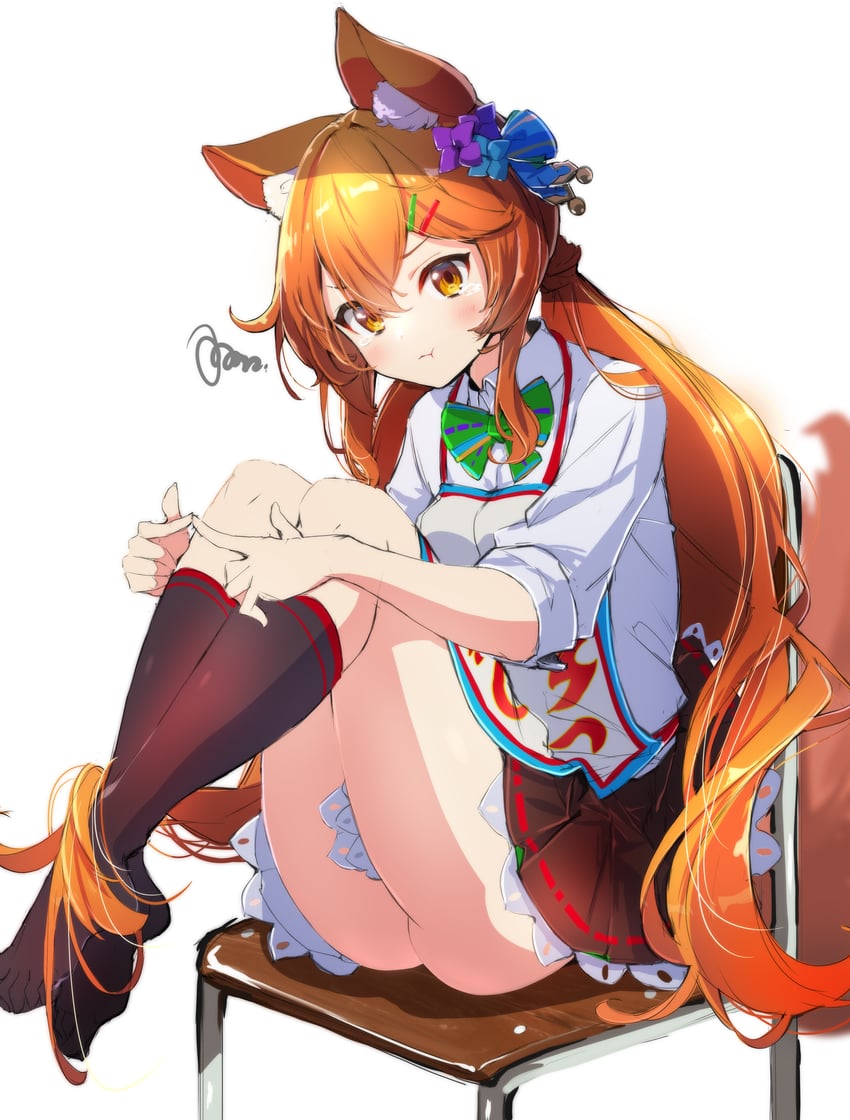 korin (shironeko project) drawn by fuku_kitsune_(fuku_fox)