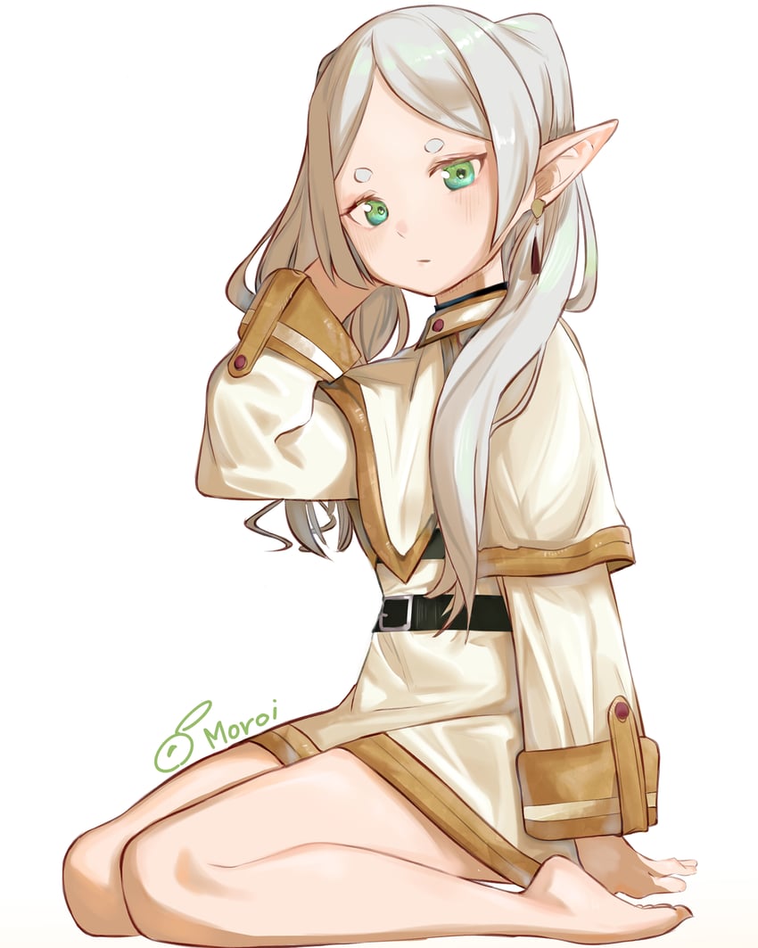 frieren (sousou no frieren) drawn by moroi_(user_ckvv4434)