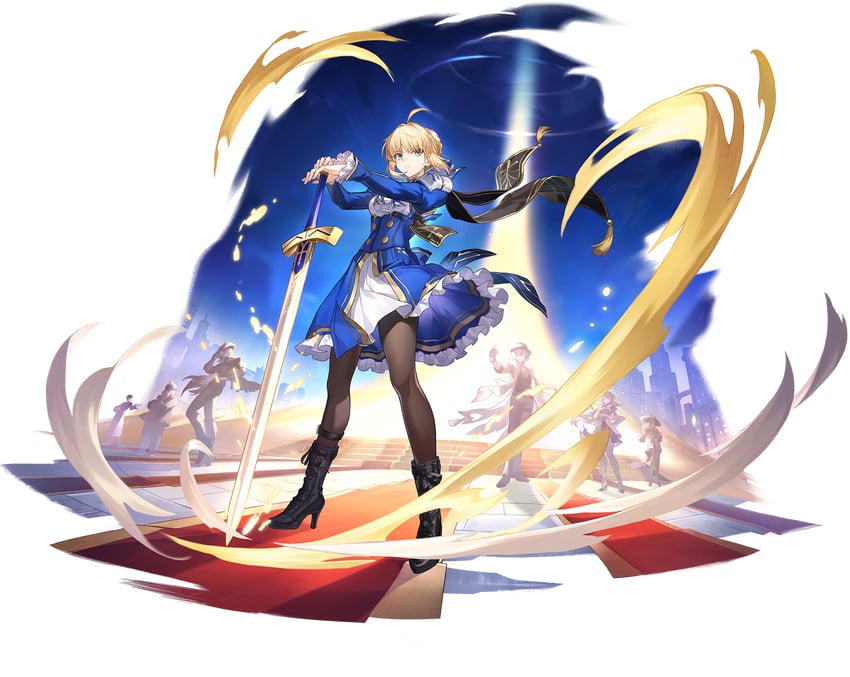 artoria pendragon, saber, robin, aventurine, boothill, and 2 more (fate and 4 more)