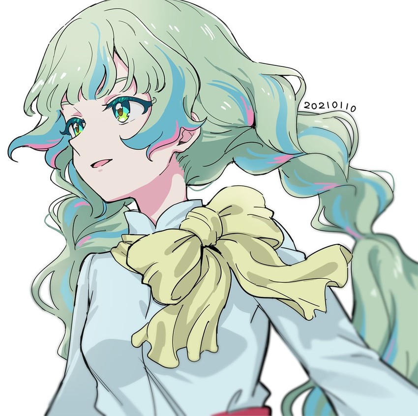 q-pit and tsukishiro ayumi (aikatsu! and 1 more) drawn by yoban