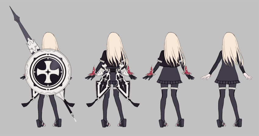 u-511 and lancer (kantai collection and 1 more) drawn by luicent