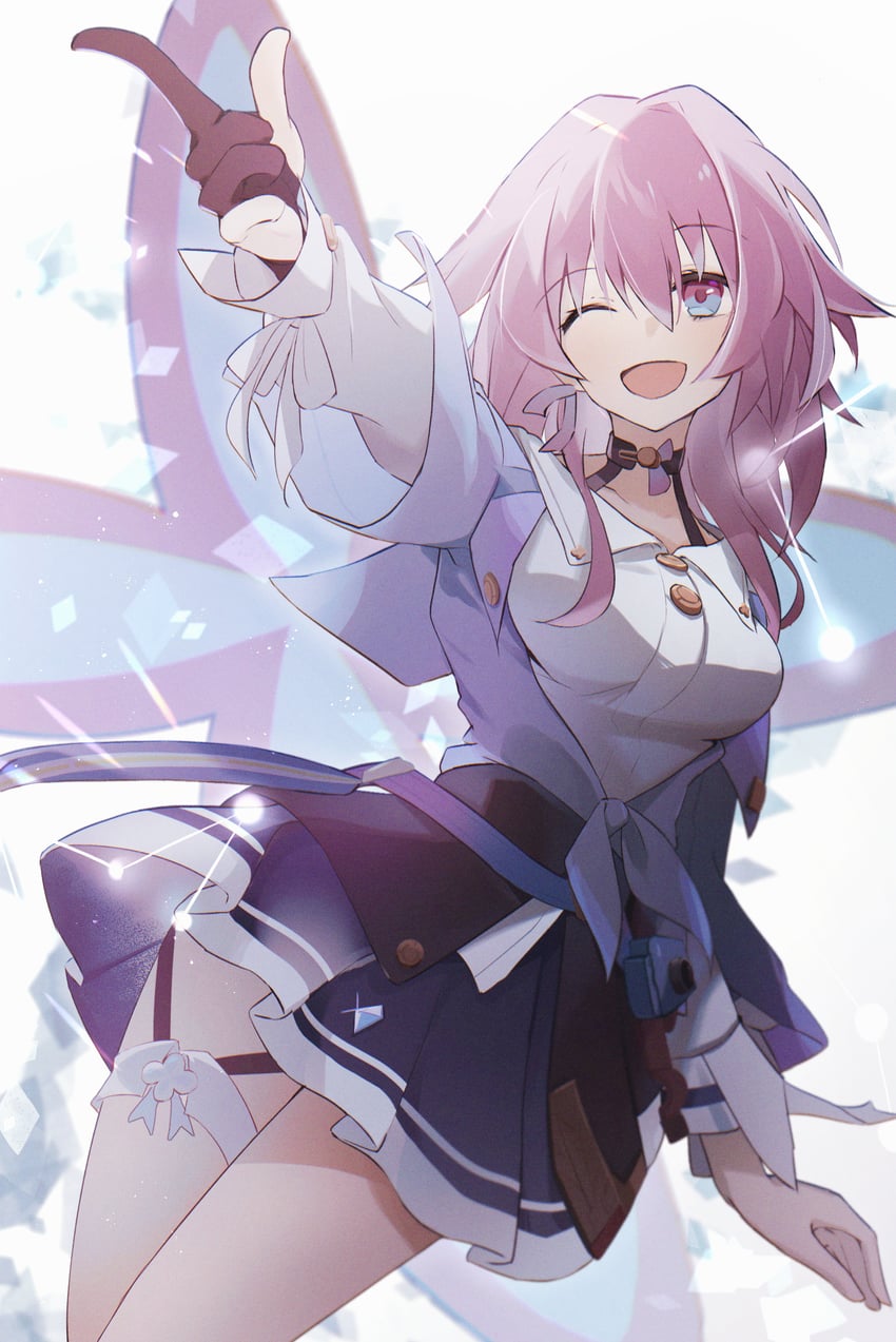 march 7th (honkai and 1 more) drawn by mogupon