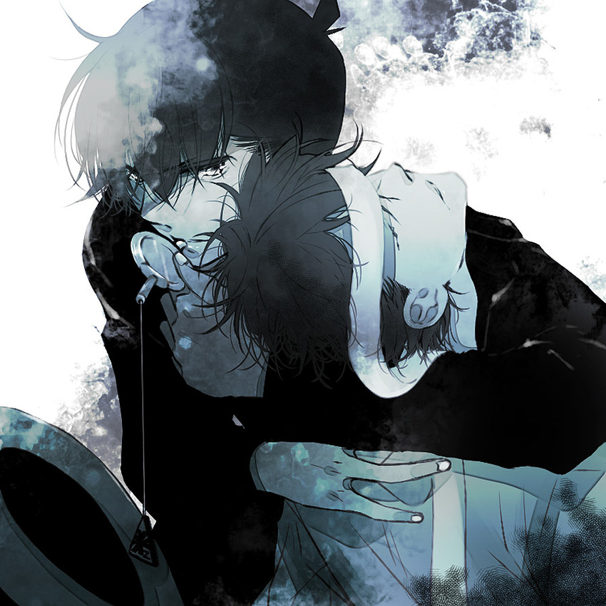 kudou shin'ichi and kuroba kaito (meitantei conan and 1 more) drawn by tennen_hz