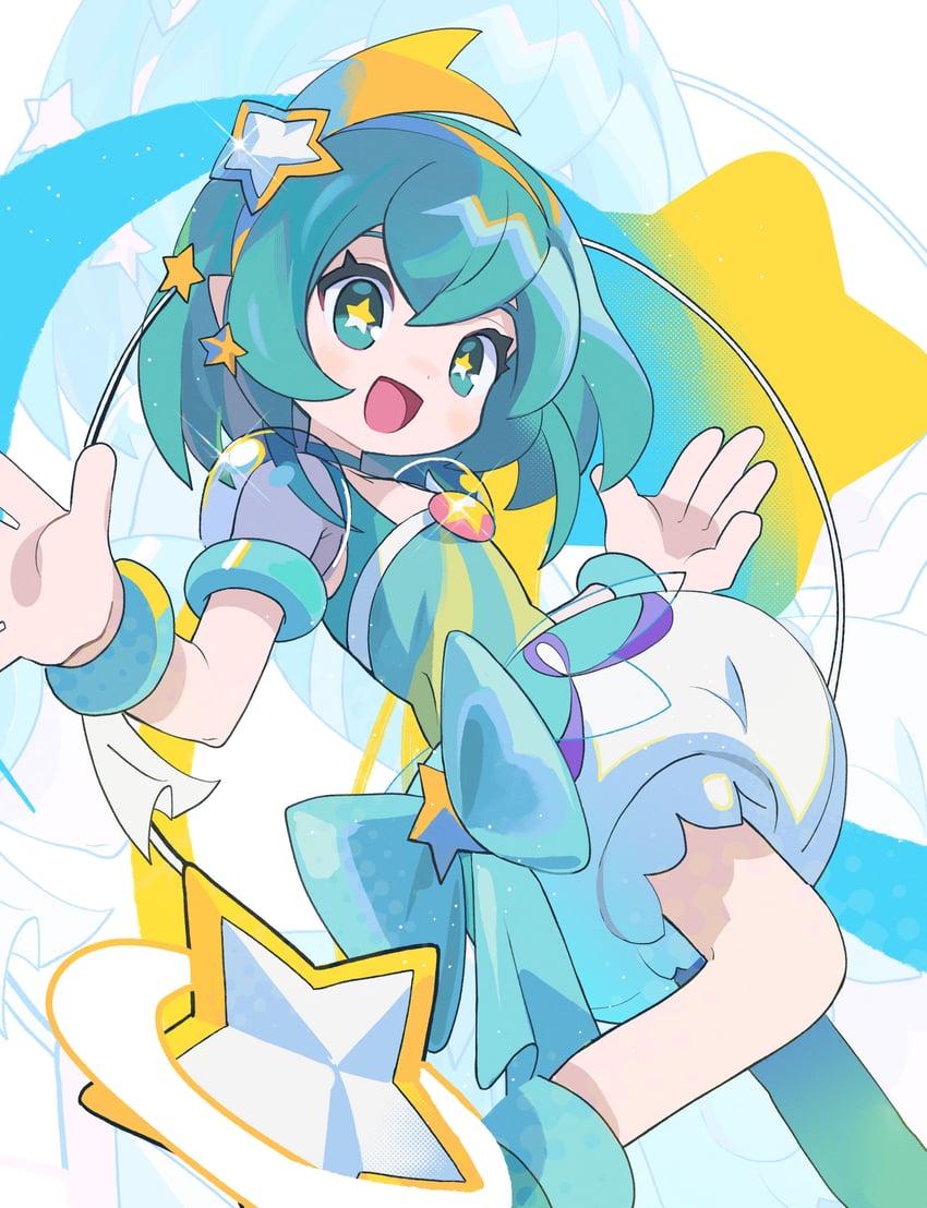 hagoromo lala and cure milky (precure and 1 more) drawn by morizo_(morizoshop)