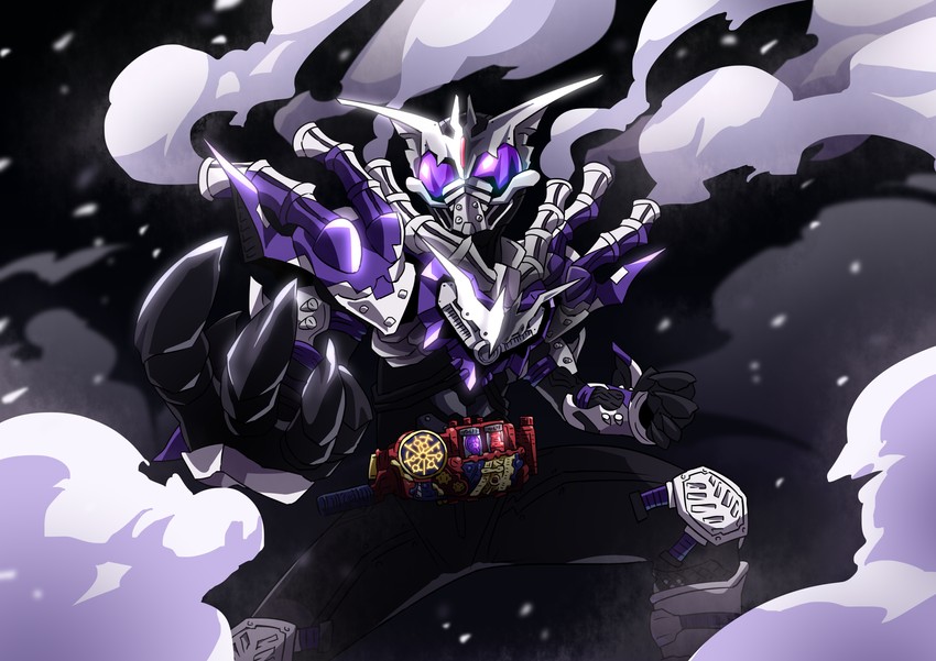 kamen rider madrogue (kamen rider and 1 more) drawn by otokamu