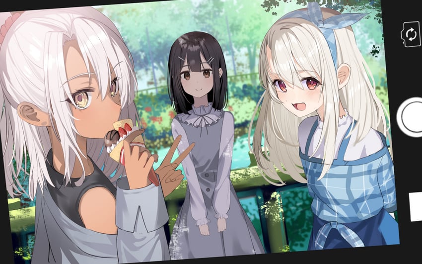 illyasviel von einzbern, chloe von einzbern, and miyu edelfelt (fate and 1 more) drawn by aroa_(aroamoyasi)