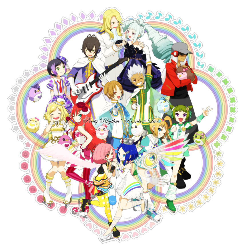 ayase naru, renjouji beru, rinne, morizono wakana, fukuhara ann, and 16 more (pretty series and 2 more) drawn by tamamochi