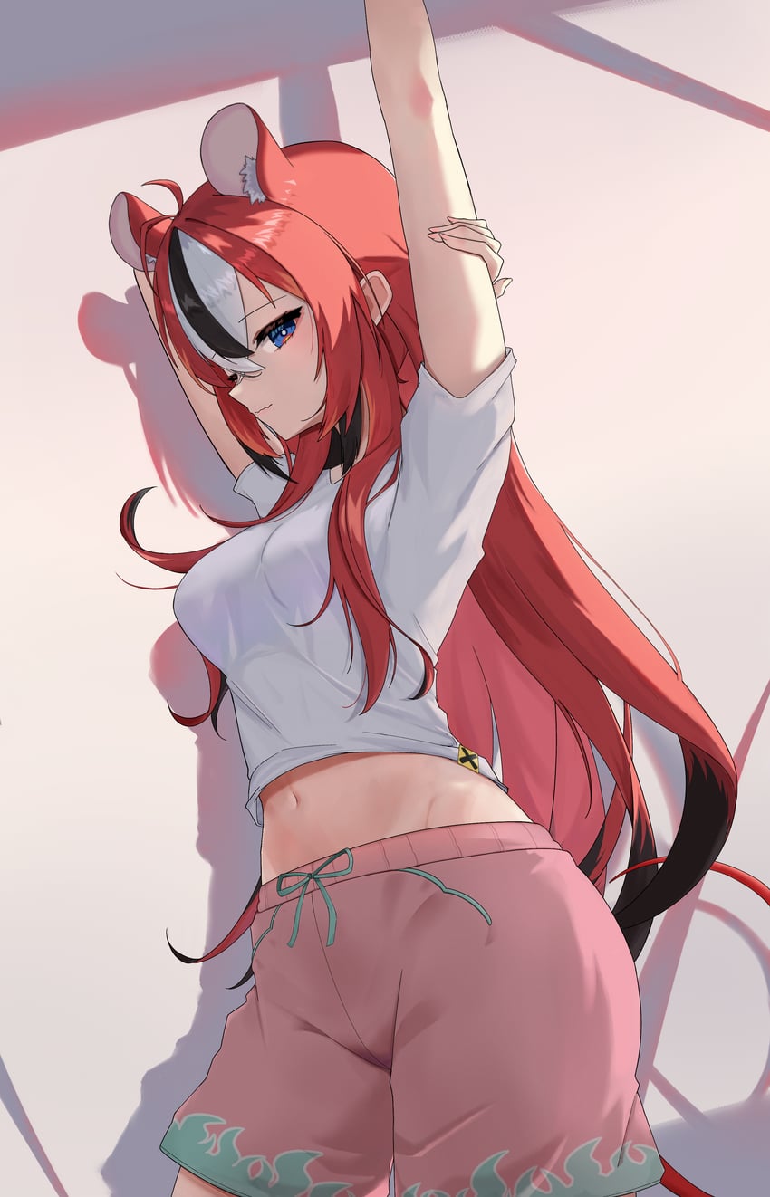 hakos baelz (hololive and 1 more) drawn by neka_(neka0711)