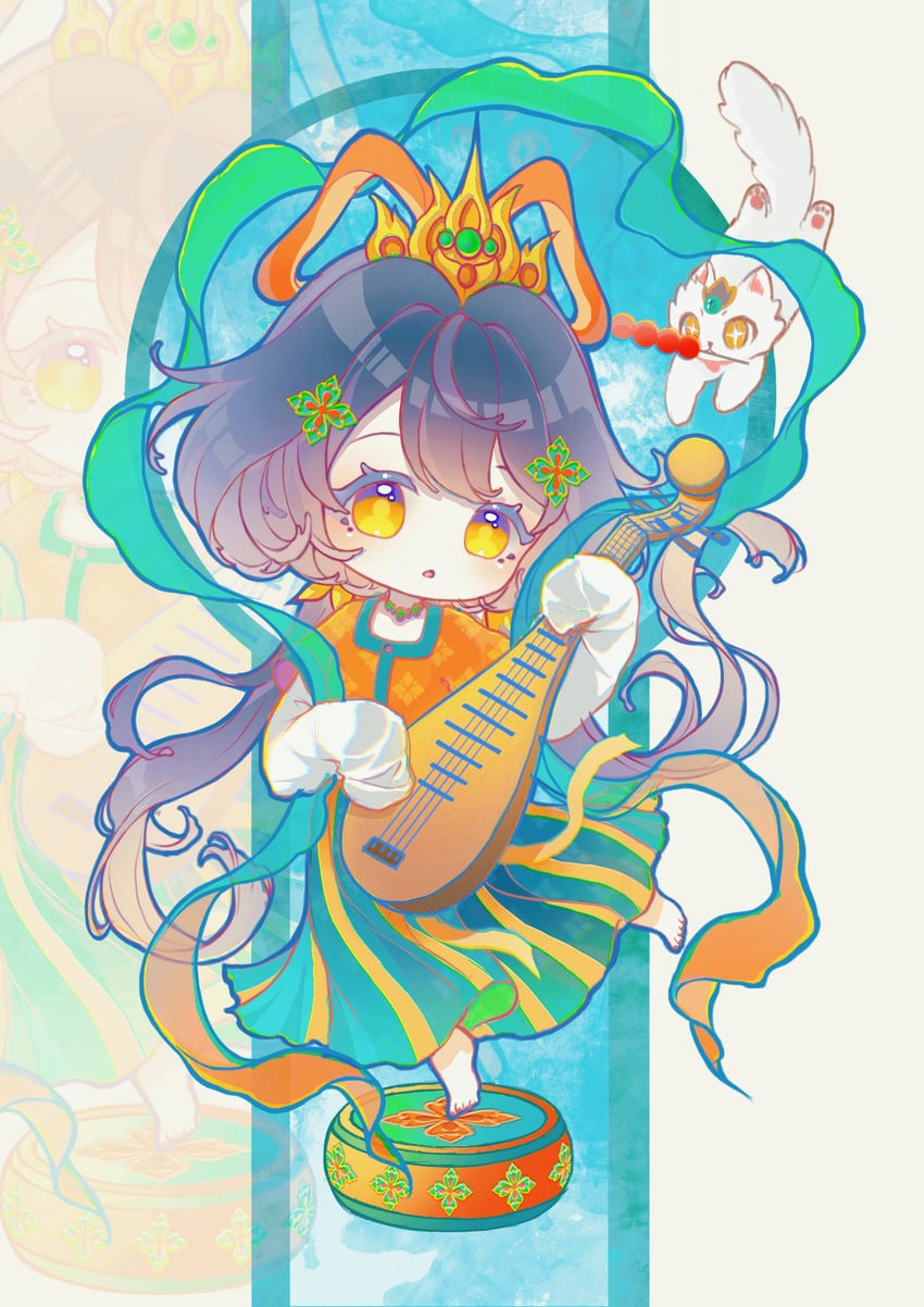 yunli (honkai and 1 more) drawn by qian_mu_fei_fire