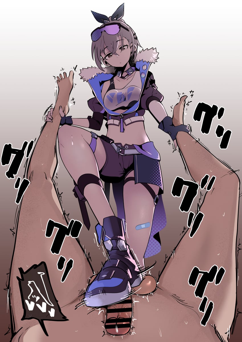 silver wolf (honkai and 1 more) drawn by garasuhokou