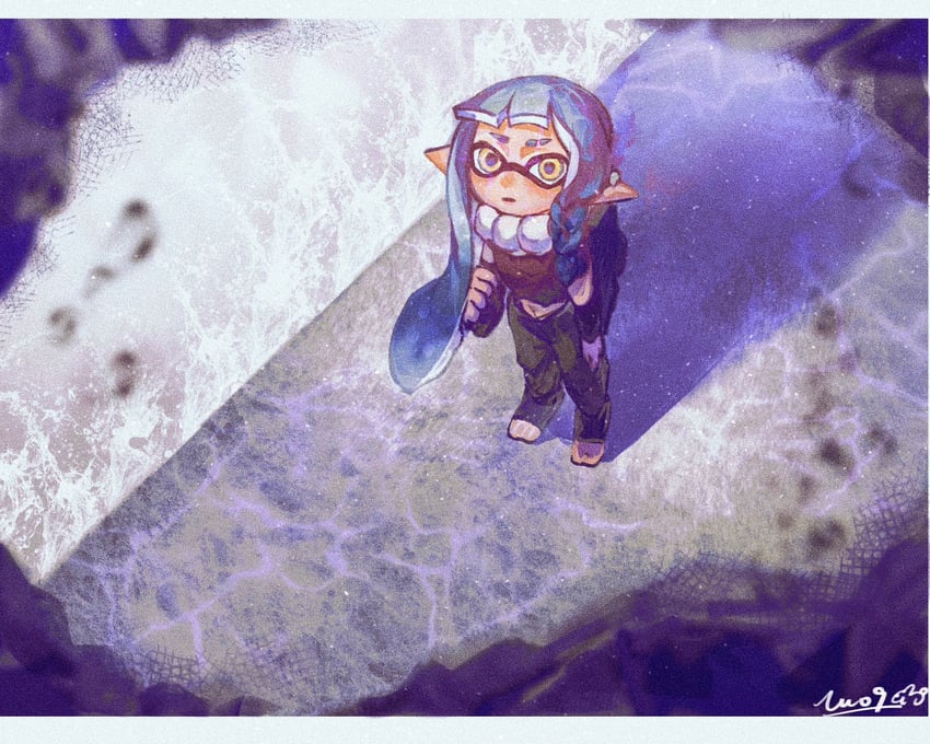 inkling player character, inkling girl, and agent 3 (splatoon and 1 more) drawn by gucandiyi52092