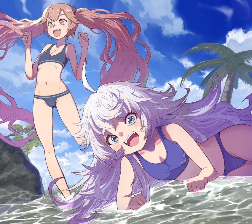 poli and miranda (goddess of victory: nikke) drawn by syope