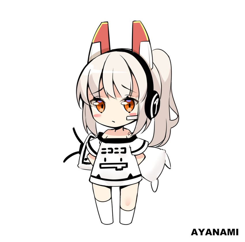 ayanami and terebi-chan (azur lane and 1 more) drawn by ootsuki_momiji