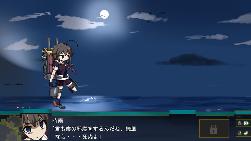 shigure and shigure kai ni (kantai collection and 1 more) drawn by tenrai