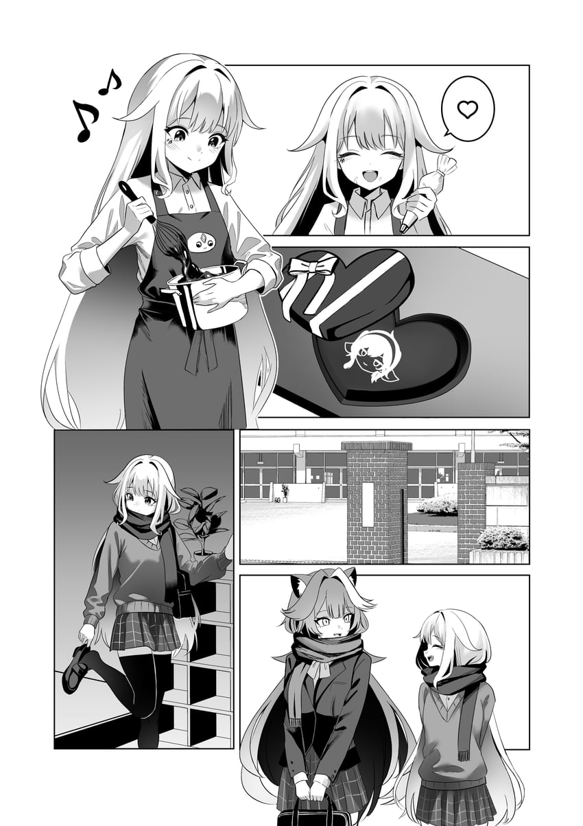 koseki bijou, raora panthera, and kaela kovalskia (hololive and 2 more) drawn by raikkonen