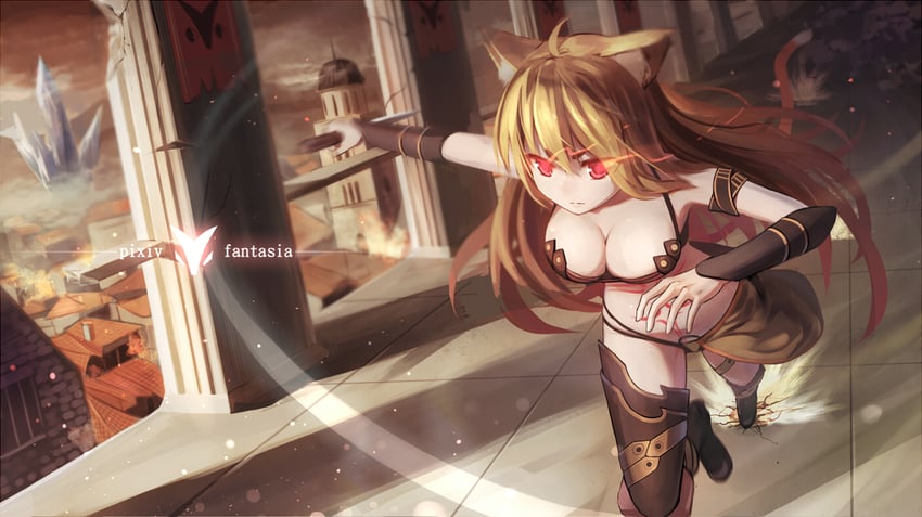 pixiv fantasia and 1 more drawn by xiaoyin_li