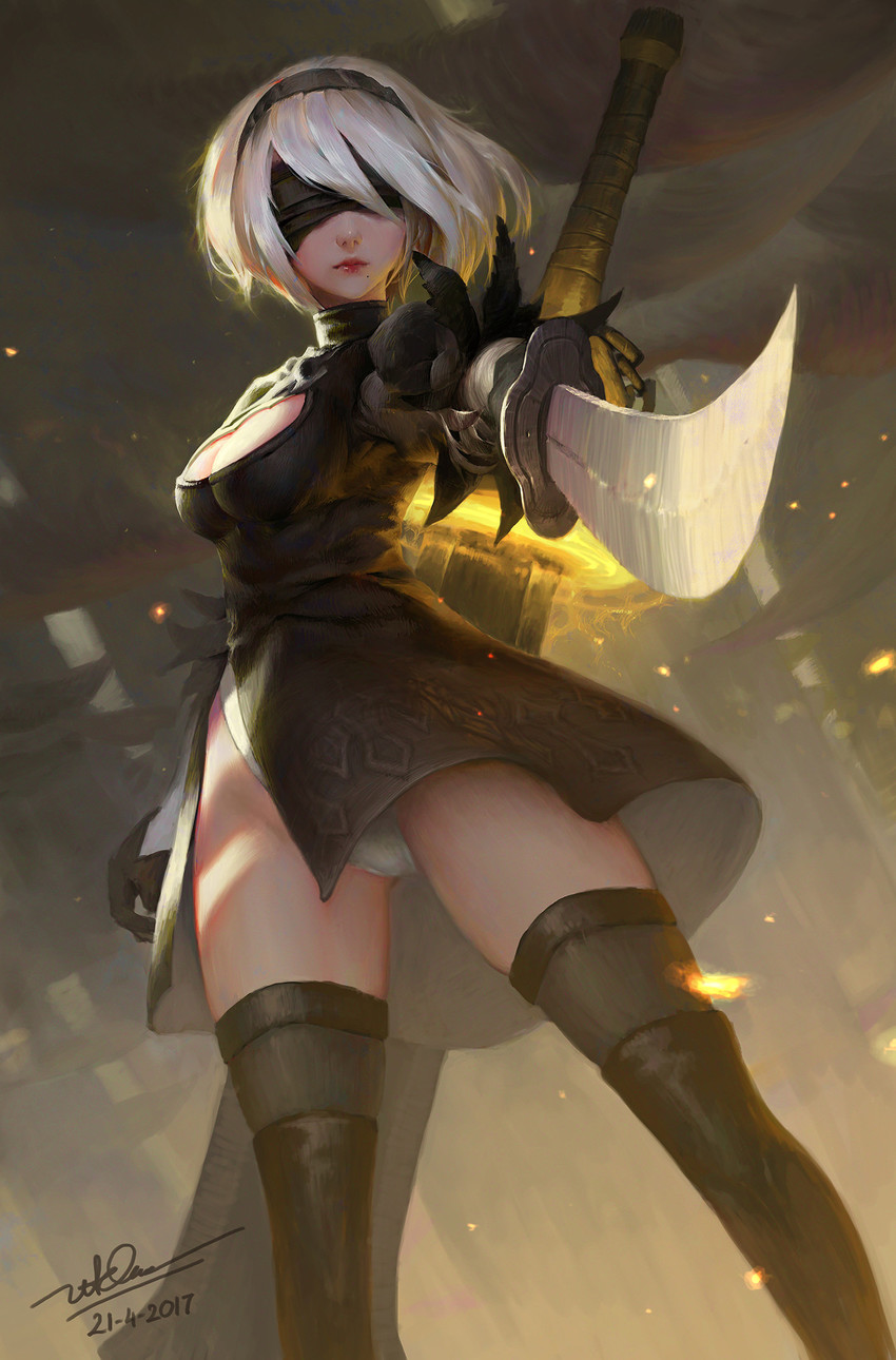 2b (nier and 1 more) drawn by dao_trong_le