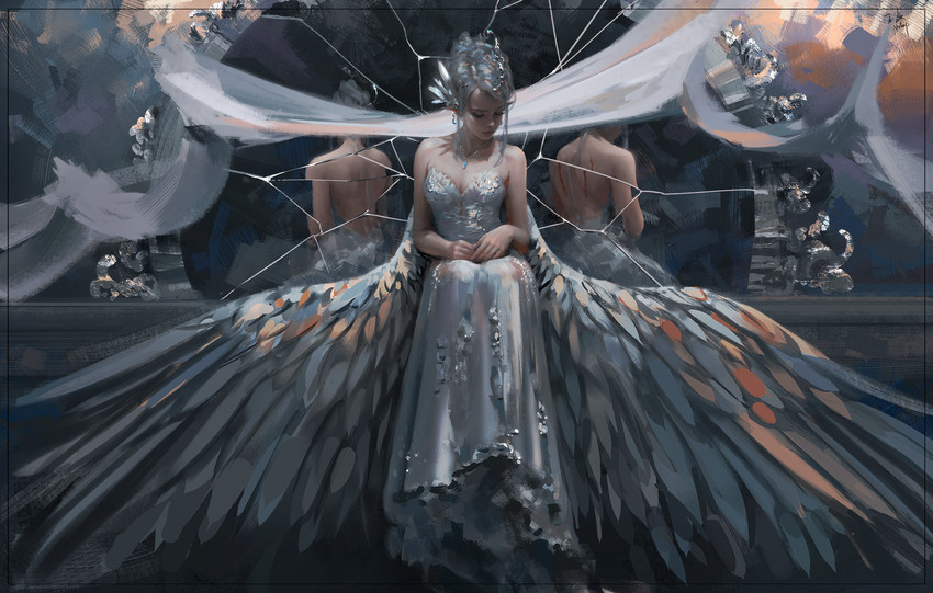 princess yan (ghostblade) drawn by wlop